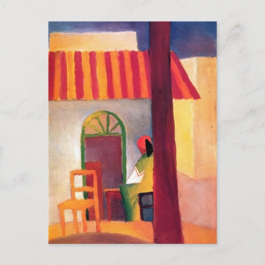 August Macke - Turkish Cafe I ポストカード (正面)