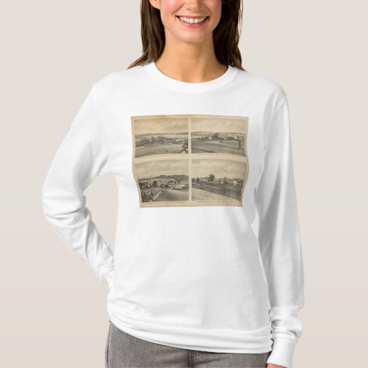 Augusta郡の住宅 Tシャツ (正面)