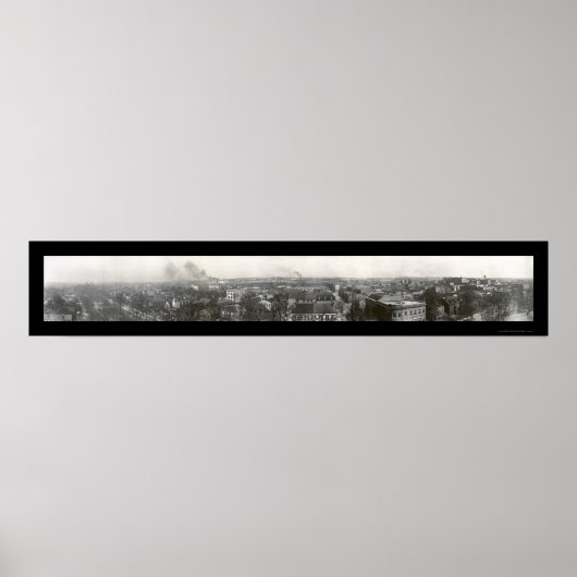 Augusta GAのBirdseye写真1909 ポスター (正面)