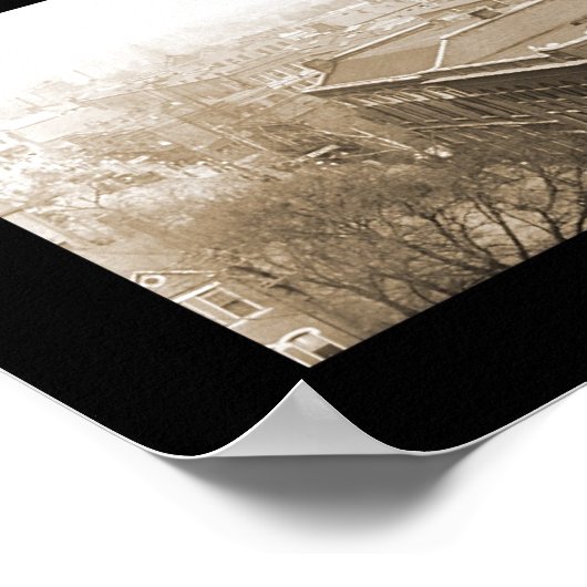 Augusta, GA Skyline写真1918 ポスター (角)