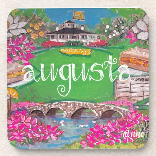 Augusta, Georgia コースター (正面)