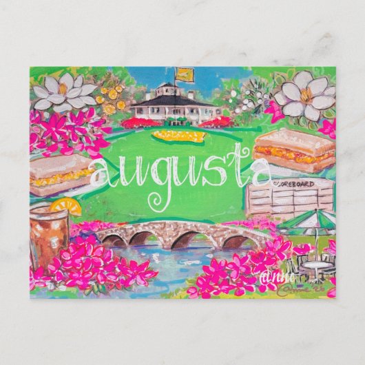 Augusta National Icons ポストカード (正面)