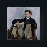 Augusteルノアール1867年のポートレート 缶バッジ<br><div class="desc">ジーンフレデリックBazille |の芸術の位置によるAugusteルノアール|のポートレート: 、パリd'Orsay、Museeフランス|のフランスのな芸術家|のイメージのコレクション数: XIR32941</div>