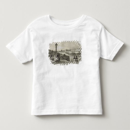 Auguste Bry (版木、銅版、版画)著刻まれるLe Louvre トドラーTシャツ (正面)