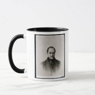 Auguste Comte、フランスのな哲学者のポートレート マグカップ