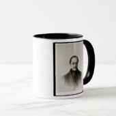 Auguste Comte、フランスのな哲学者のポートレート マグカップ (正面右)