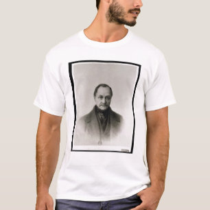 Auguste Comte、フランスのな哲学者のポートレート Tシャツ