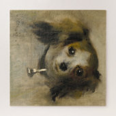  Auguste Renoir, Head of a Dog Jigsaw Puzzle ジグソーパズル (横)