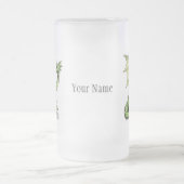 August's Birthstone Dragon：ペリドット フロストグラスビールジョッキ (中央)