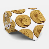 Augustusシーザーのローマの硬貨 ネクタイ (ロール)