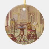 AugustusチャールズPugi著Puginのゴシック様式家具、 セラミックオーナメント (正面)