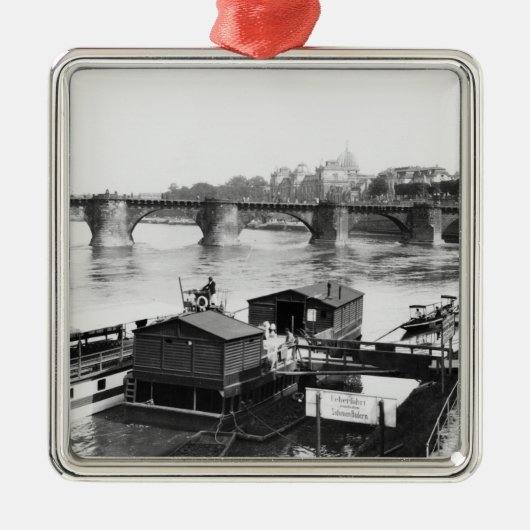 Augustus橋、ドレスデン、c.1910 メタルオーナメント (正面)