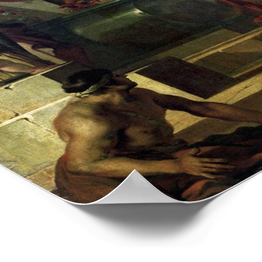 Augustus  before the Tomb of Alexander III ポスター (角)