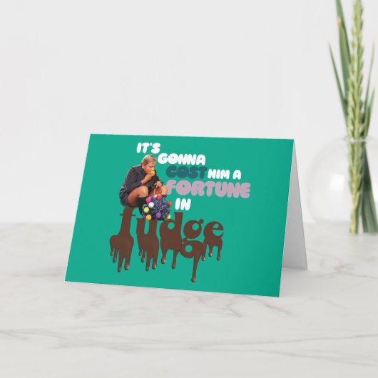 Augustus Gloop - A Fortune in Fudge カード (正面)