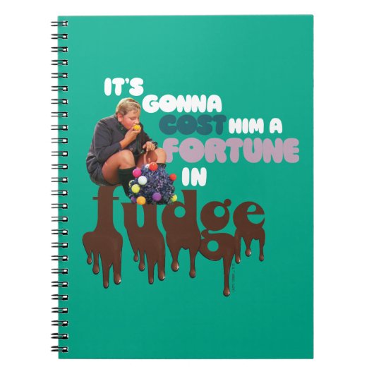 Augustus Gloop - A Fortune in Fudge ノートブック (正面)