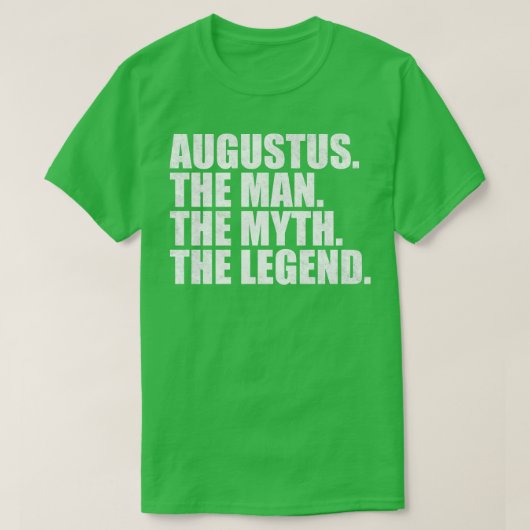 AugustusAugustus名Augustus与え名 Tシャツ (デザイン正面)
