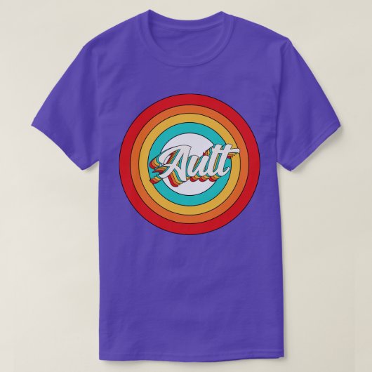 AultネームシャツヴィンテージAultサークル Tシャツ (デザイン正面)