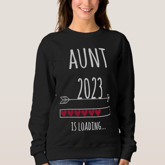 Aunt 2023 pregnancy loading スウェットシャツ (正面)