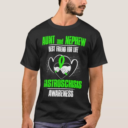 AUNT AND NEPHEW BEST FRIEND OF LIFE GASTROSCHISIS  Tシャツ (正面)