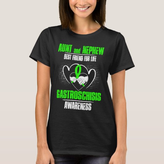 AUNT AND NEPHEW BEST FRIEND OF LIFE GASTROSCHISIS Tシャツ (正面)