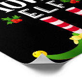 Aunt Christmas Elf Matching Pajama X-mas Party  ポスター (角)