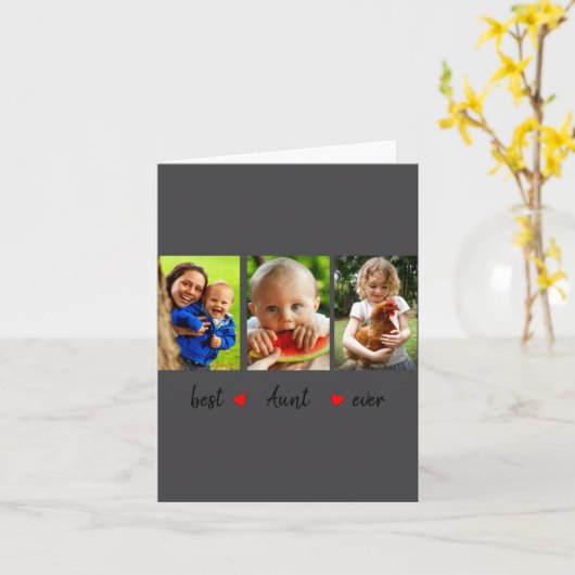 Aunt Ever 3 Photo  カード (黄色い花)