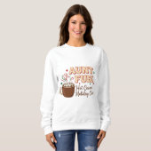 Aunt Fuel Christmas Shirt – Hot Cocoa and Holiday  スウェットシャツ (正面フル)