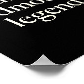 Aunt Godmother Legend Funny Godparent S Gift Aunt  ポスター (角)