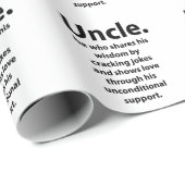 Aunt Inspirational Funny Quote Typography Aunt ラッピングペーパー (ロールコーナー)