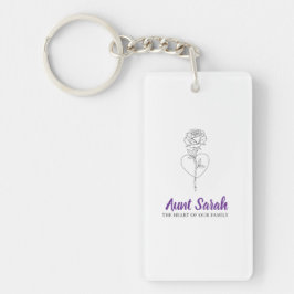 Aunt Keychain – The Heart of Our Family  キーホルダー