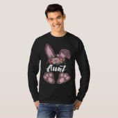 Aunt Leopard Bunny Matching Family Easter Day Part Tシャツ (正面フル)