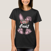 Aunt Leopard Bunny Matching Family Easter Day Part Tシャツ (正面)