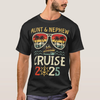 Aunt  Nephew Cruise 2025 Tropical Vacation  Tシャツ