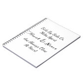 Aunt & Niece Quote – Side By Side or Miles Apart ノートブック (左側)