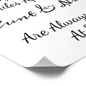 Aunt & Niece Quote – Side By Side or Miles Apart ポスター (角)