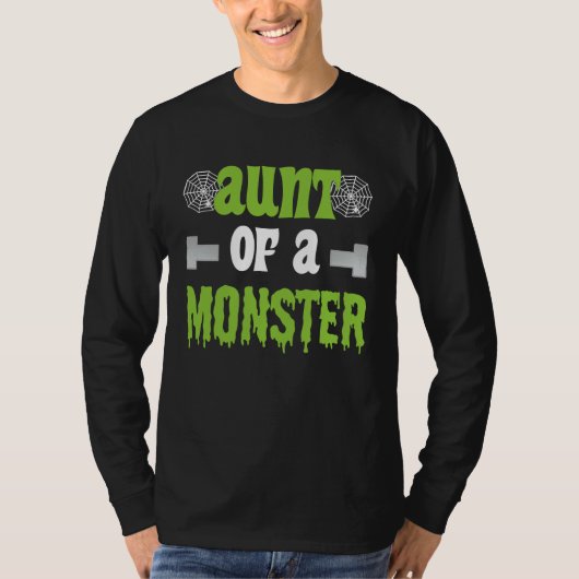 Aunt of Monsters Matching Family Halloween Tシャツ (正面)
