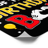 Aunt Of The Birthday Boy Matching Family Birthday  ポスター (角)