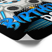 Aunt Of The Birthday Boy Video Game Birthday Gamer ポスター (角)