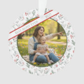 Aunt Photo Christmas Ornament - "Best Aunt Ever" オーナメント (正面)