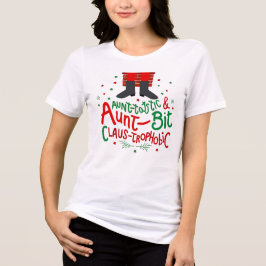 Aunt-tastic & a Bit Claus-trophobic – Funny Pun Ch トライブレンドＴシャツ