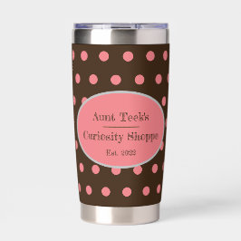 Aunt Teek's Curiosity Shoppe Thermal Tumbler Brown 保温保冷タンブラー