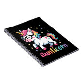 Aunticorn Aunty Dabbing Unicorn Auntie Aunt Christ ノートブック (右側)