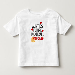 Auntieの将来のピックボールのパートナーの姪か甥 トドラーTシャツ