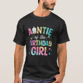 Auntieの誕生日女の子バブルボバティーパーティー Tシャツ (正面)