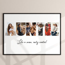 Auntieフォトコラージュのポスター ポスター