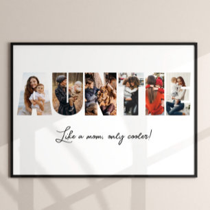 Auntieフォトコラージュのポスター ポスター