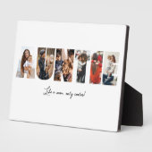 Auntie写真コラージュのプラーク フォトプラーク (側面)