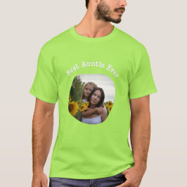 Auntie 最高の Ever BAEが正方形の写真をアップロード Tシャツ