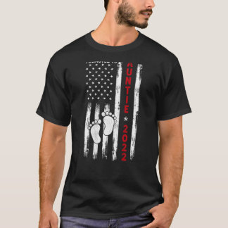 Auntie 2022米国国旗に初めて新しいAunに昇格 Tシャツ