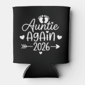Auntie Again 2026 Pregnancy Announcement 缶クーラー (正面)